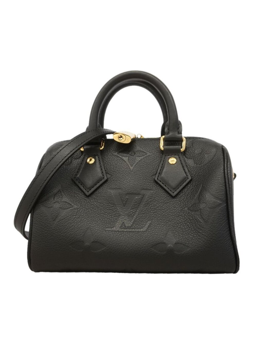 Louis Vuitton Handbag Monogram Empreinte Speedy Bandouliere 20 Noir 2-Way Bag